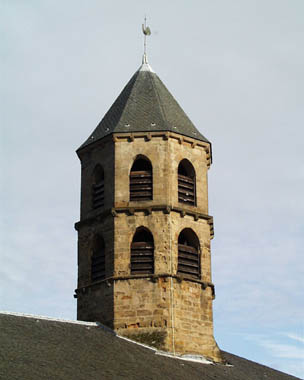 The octogonal bell tower